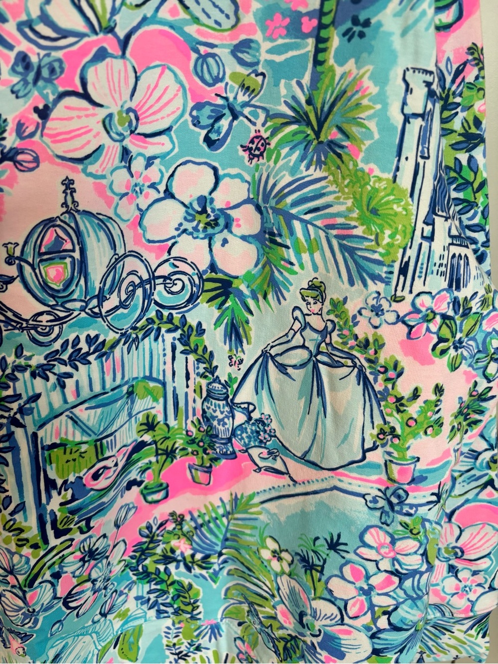 Lilly Pulitzer Lilly Loves Cinderella Ballad Sweatshirt NEW - Picture 4 of 4